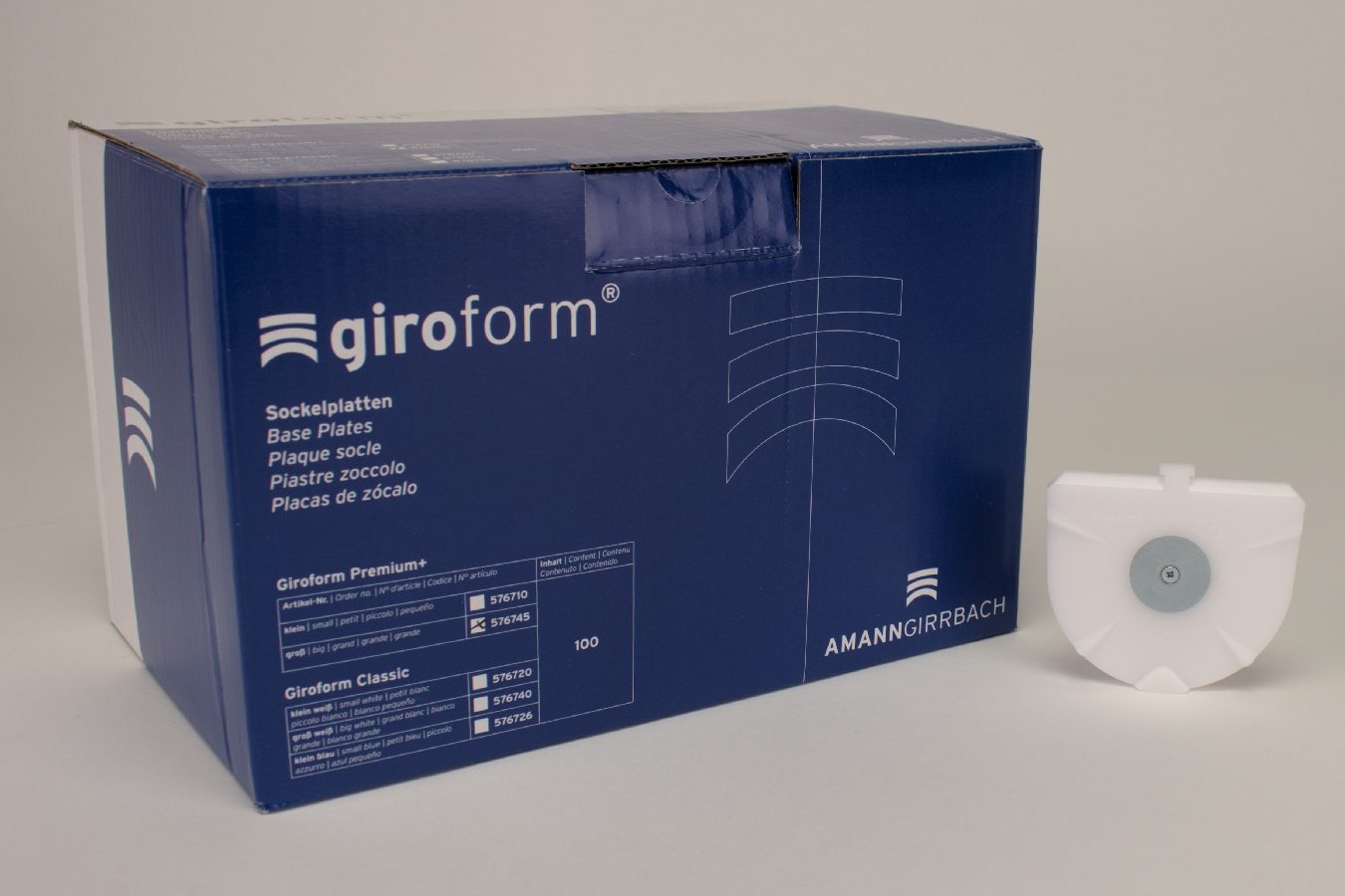 Giroform Premium Sockelpl groß100 Stück