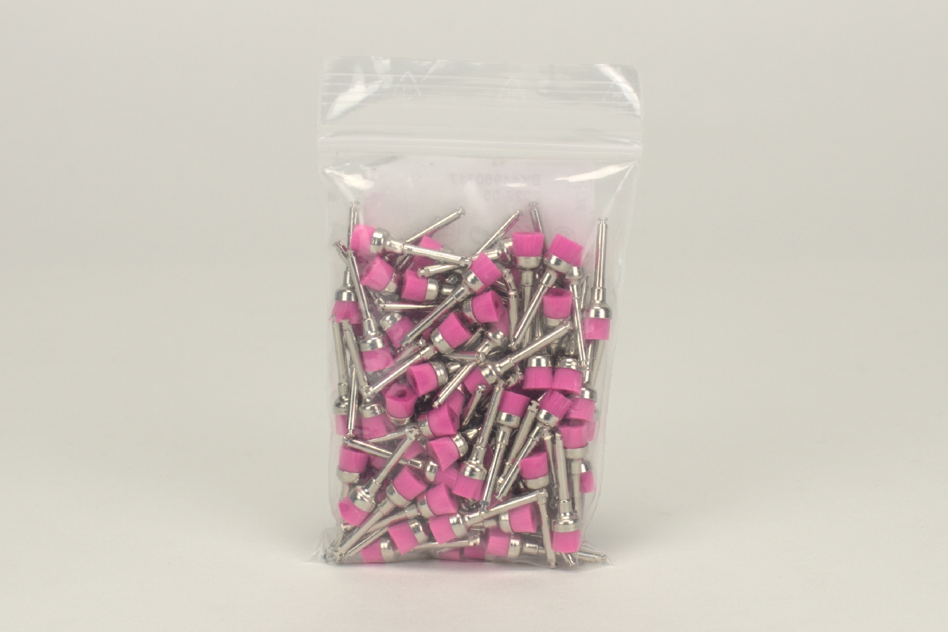 ZR Bürstchen Nylon Kelch rosa Soft 100 Stück