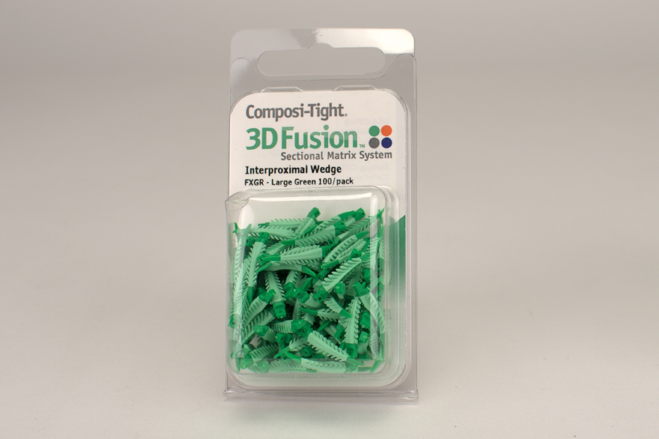 Composi-T. 3D Fusion Keile L-grün 100 Stück