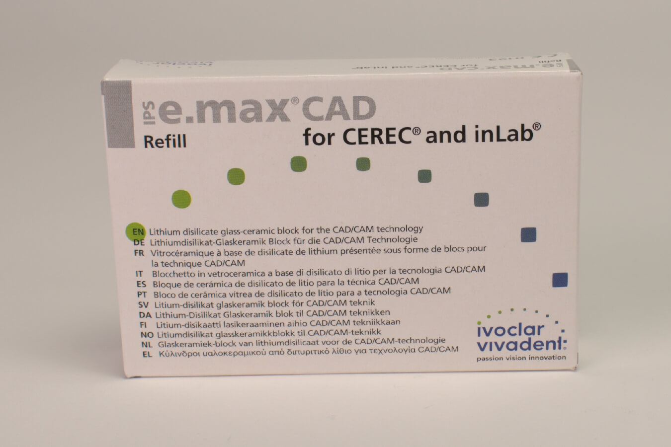 IPS e.max CAD Cer/inLab LT A2 A14 (L)5 Stück