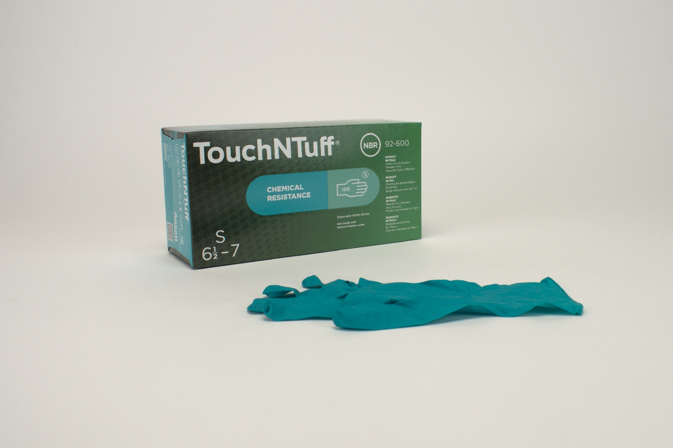 Touch N Tuff puderfrei Gr. 6.5-7 grün 100 Stück