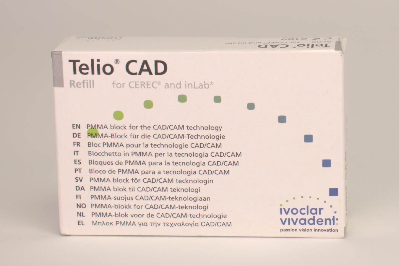 Telio CAD CEREC/inLab LT A3.5 B40L 3 Stück