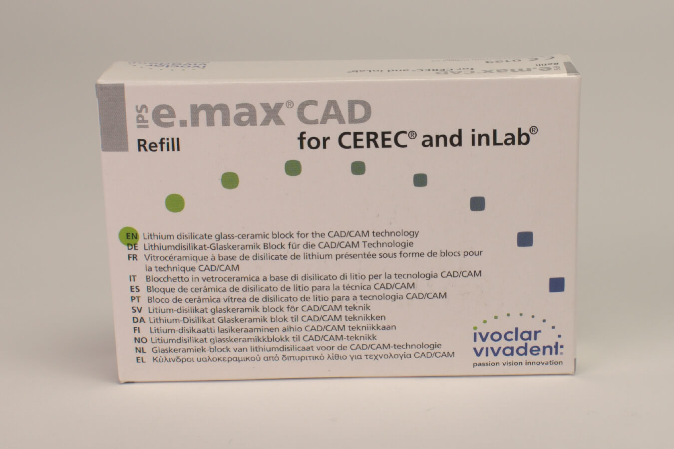 IPS e.max CAD Cer/inLab LT A3.5 A14(S)/5