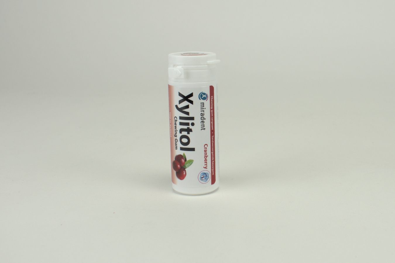 miradent Xylitol Gum Cranberry 30St