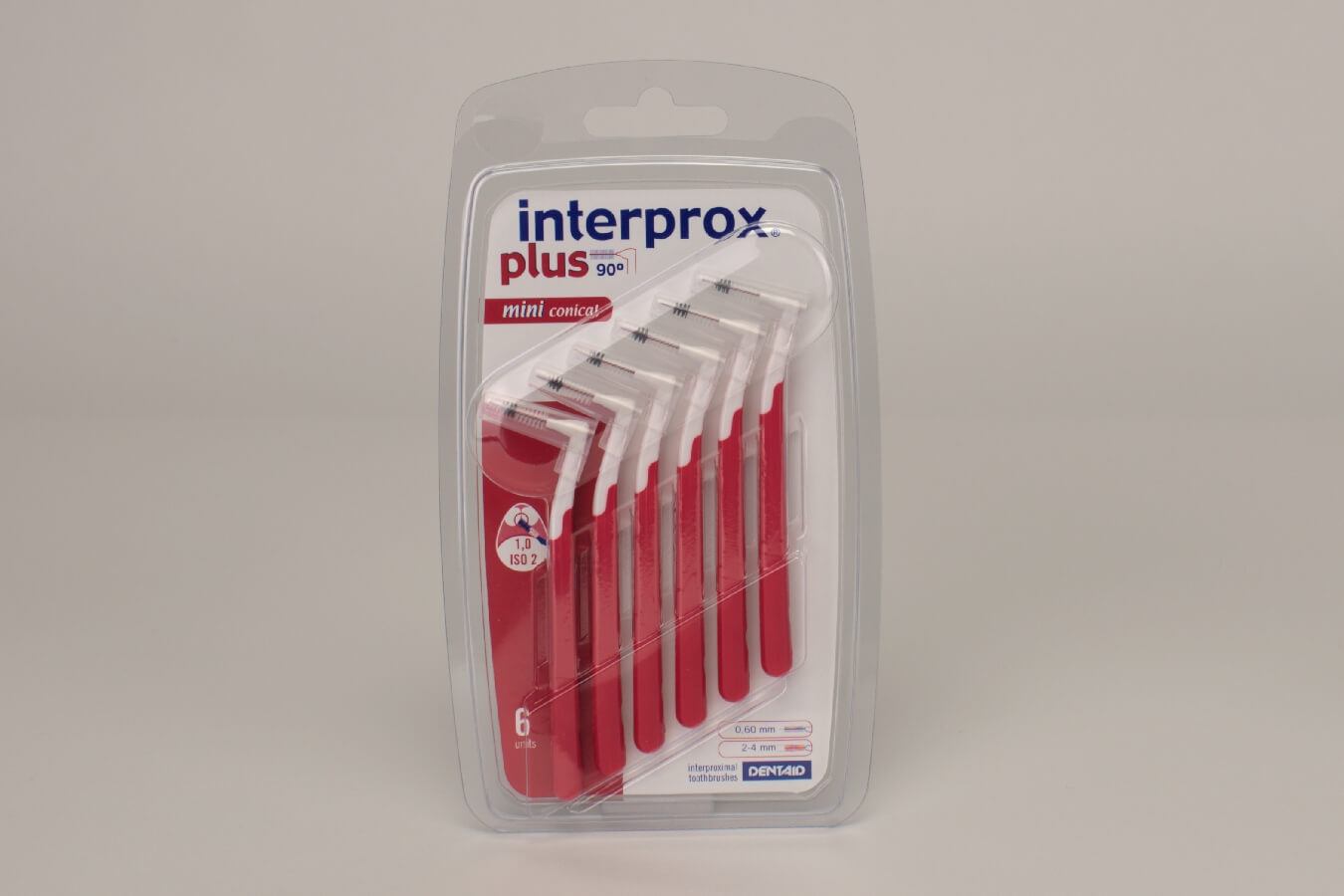 Interprox plus miniconcial rot 6 Stück