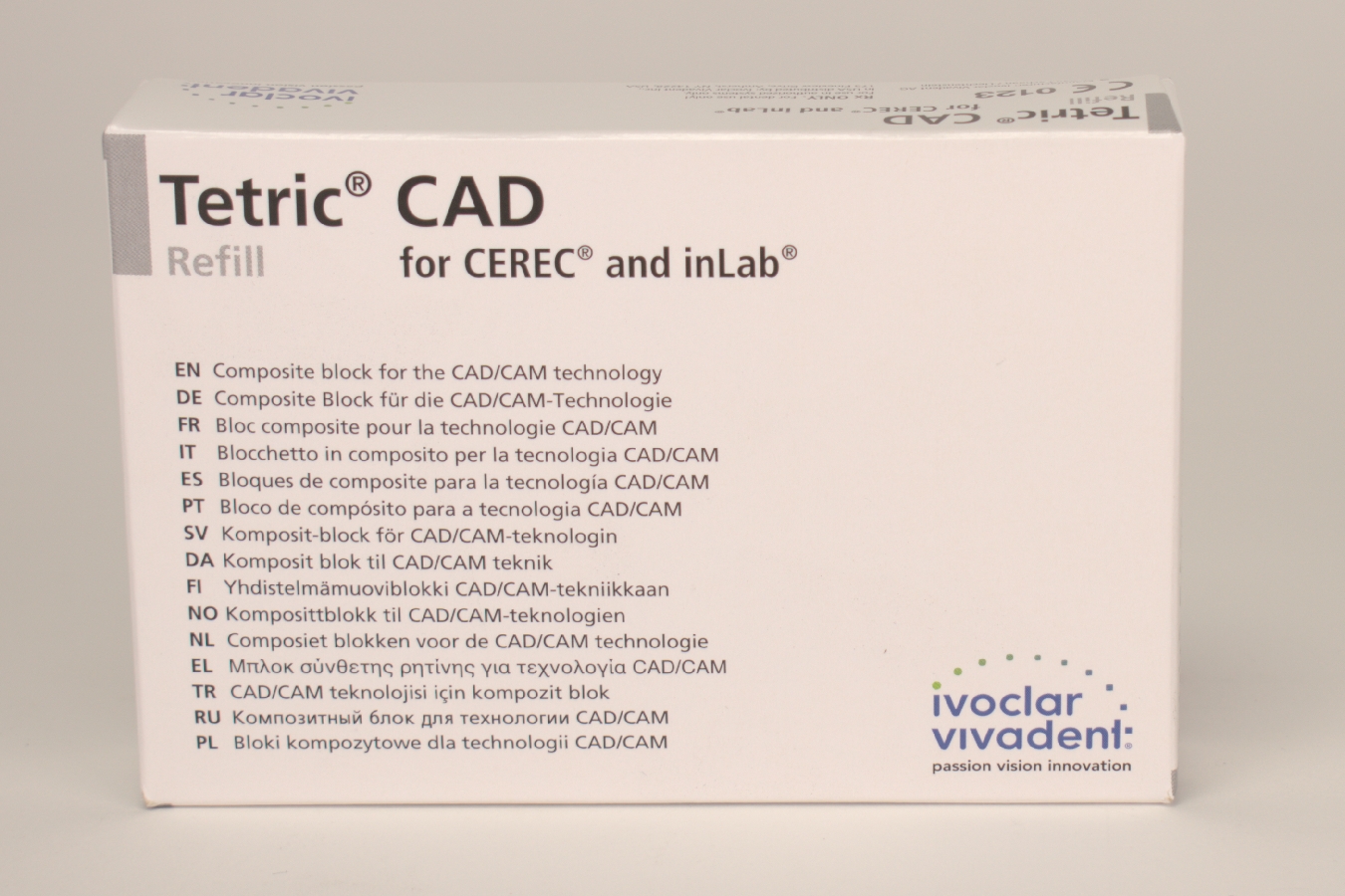 Tetric CAD CEREC/inLab MT A3,5 C14 5 Stück