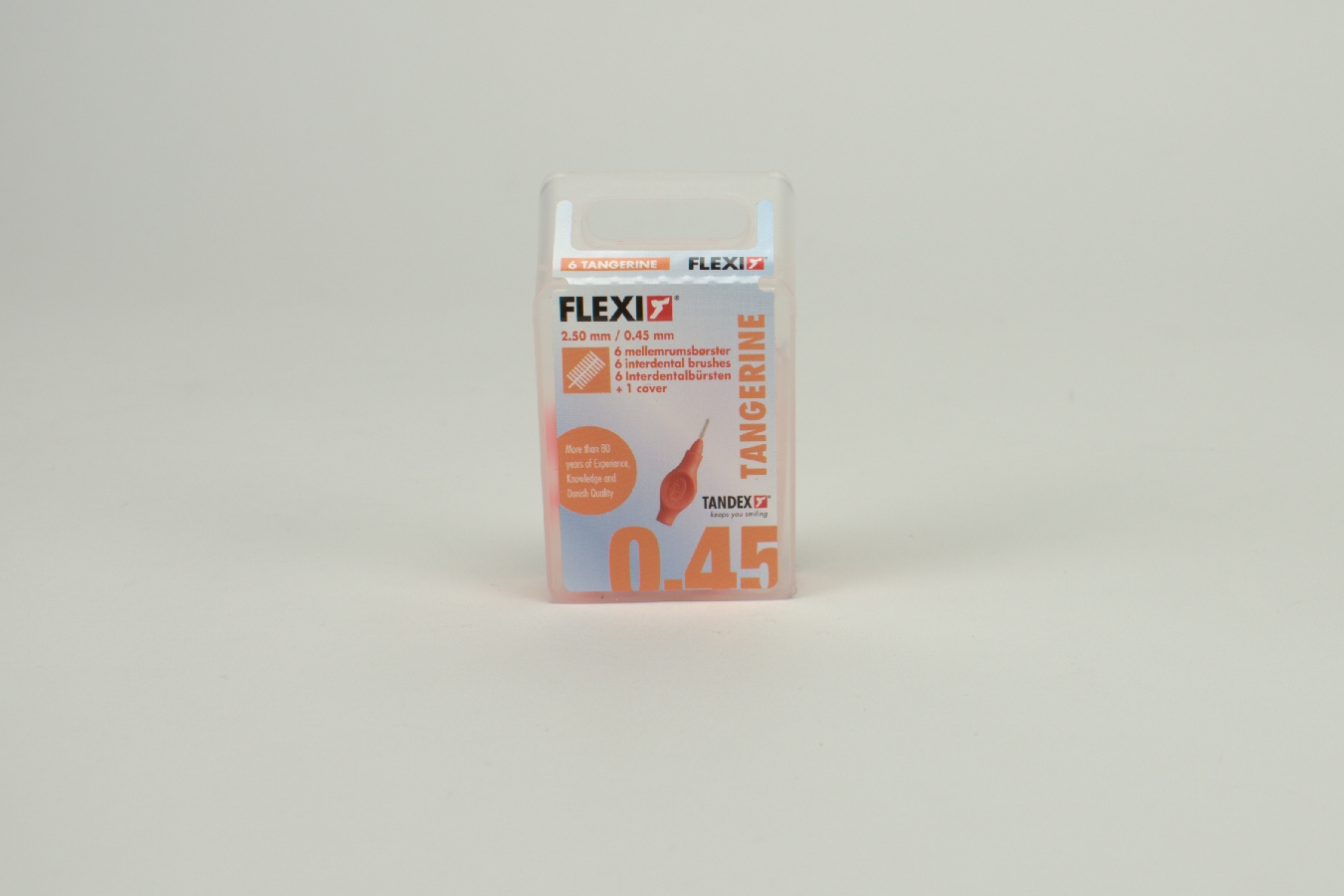 Interd.Bürste Flexi orange 0,8 6 Stück