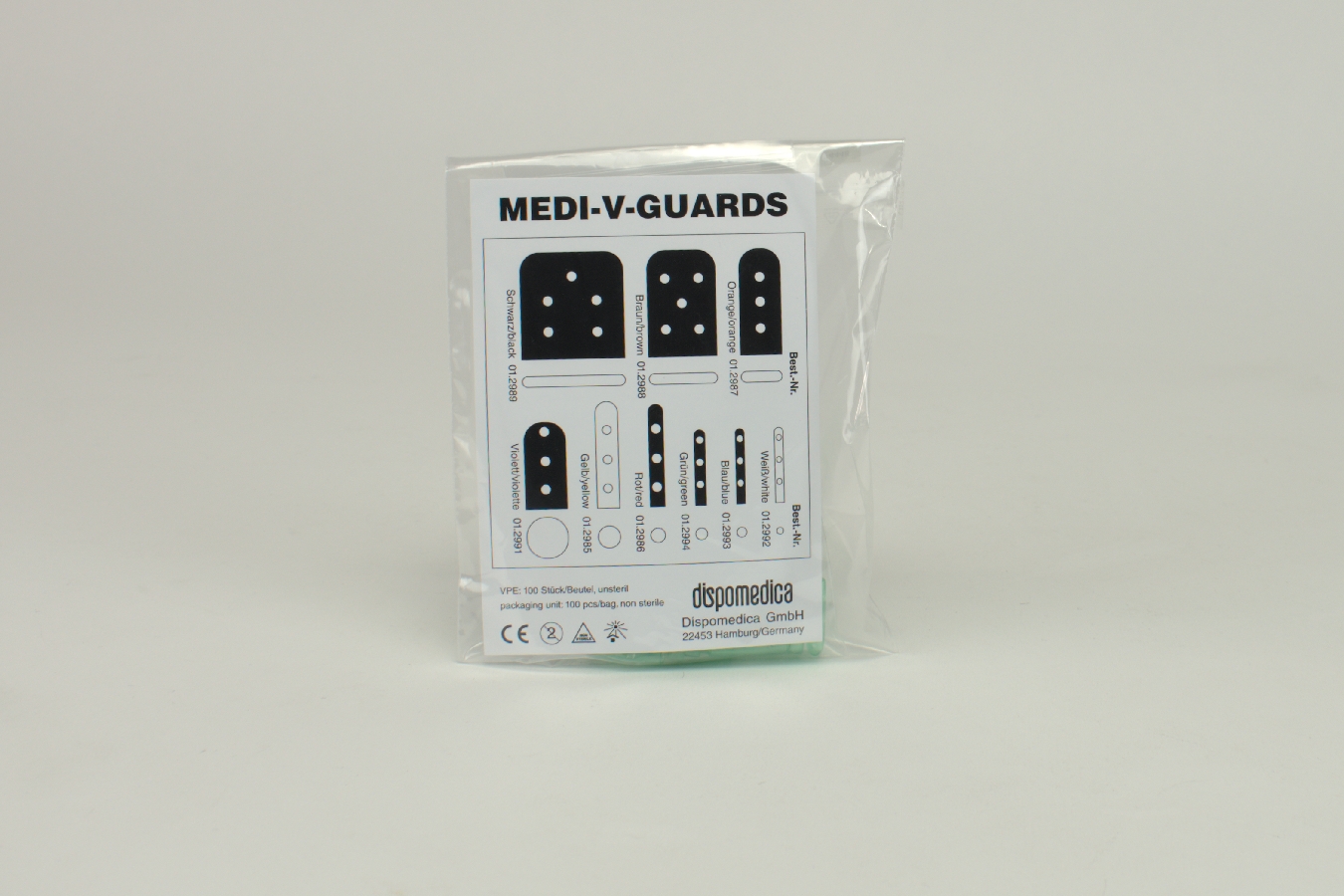 Medi-V-Guards grün 2,8mm 100 Stück