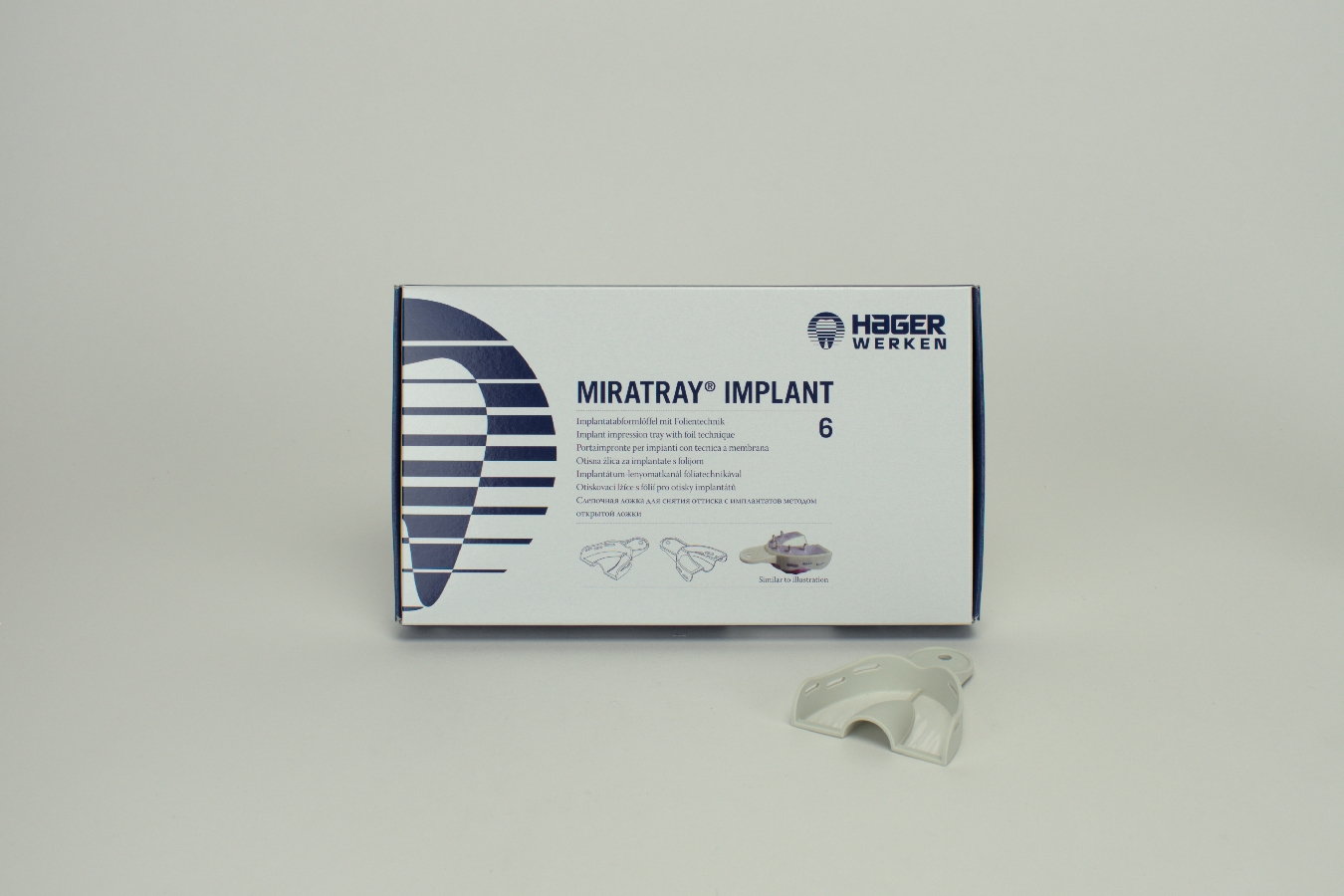  Miratray Implant Abdrucklöffel OK S1, 6 Stück Set