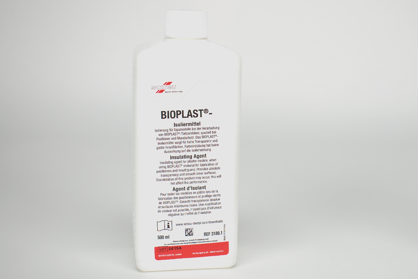Bioplast-Isoliermittel  Flasche 500ml