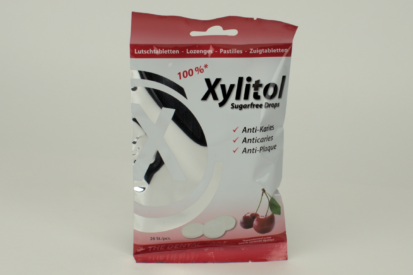 Xylitol Drops kirsch 60G 26 Stück