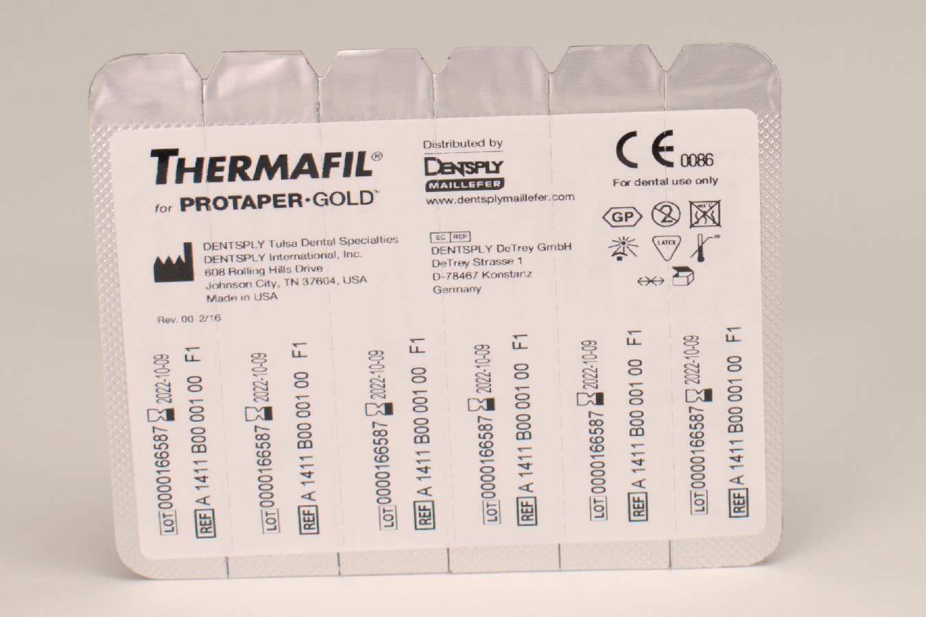 Thermafil für ProTaper Gold F1   6 Stück