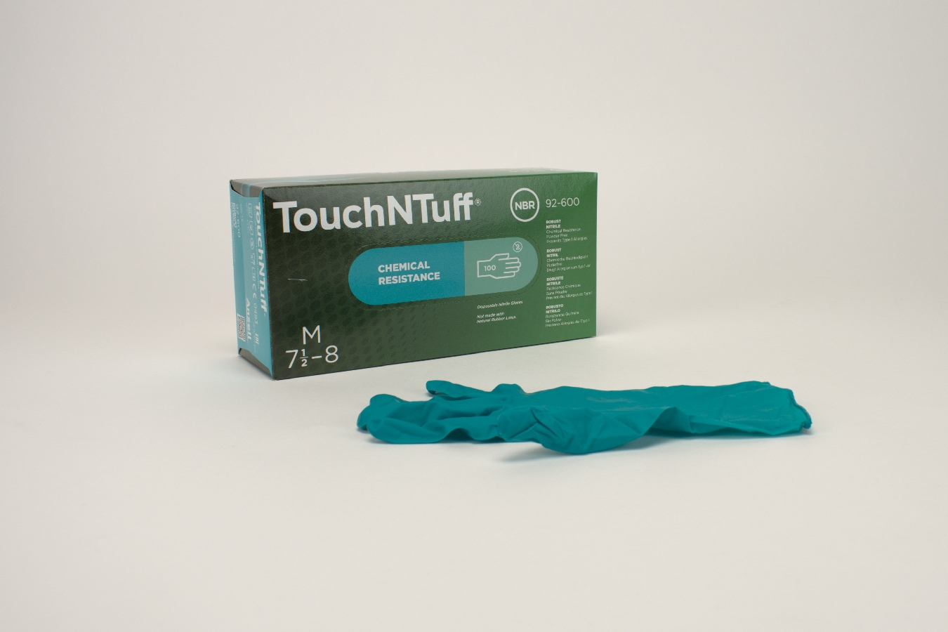 Touch N Tuff puderfrei Gr. 7.5-8 grün 100 Stück