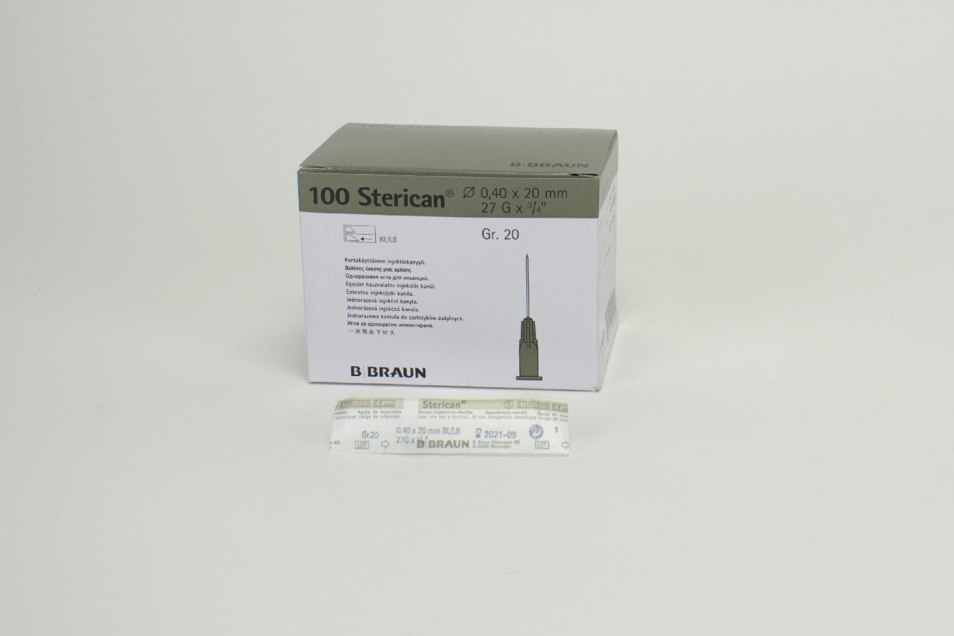 Sterican Einmalk. 0,40x20 Gr.20 100 Stück
