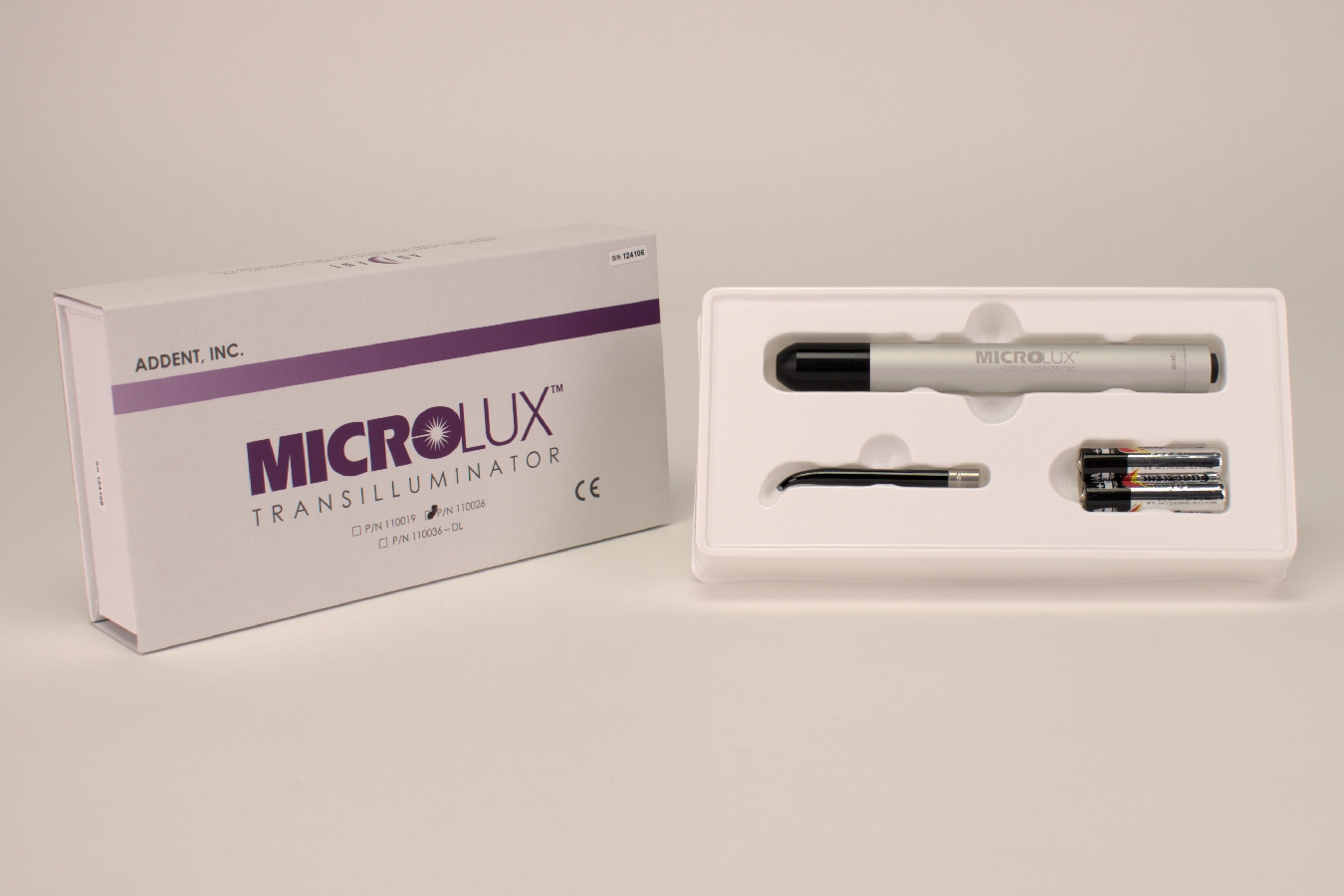 Microlux m. 2mm Lichtleiter Kit