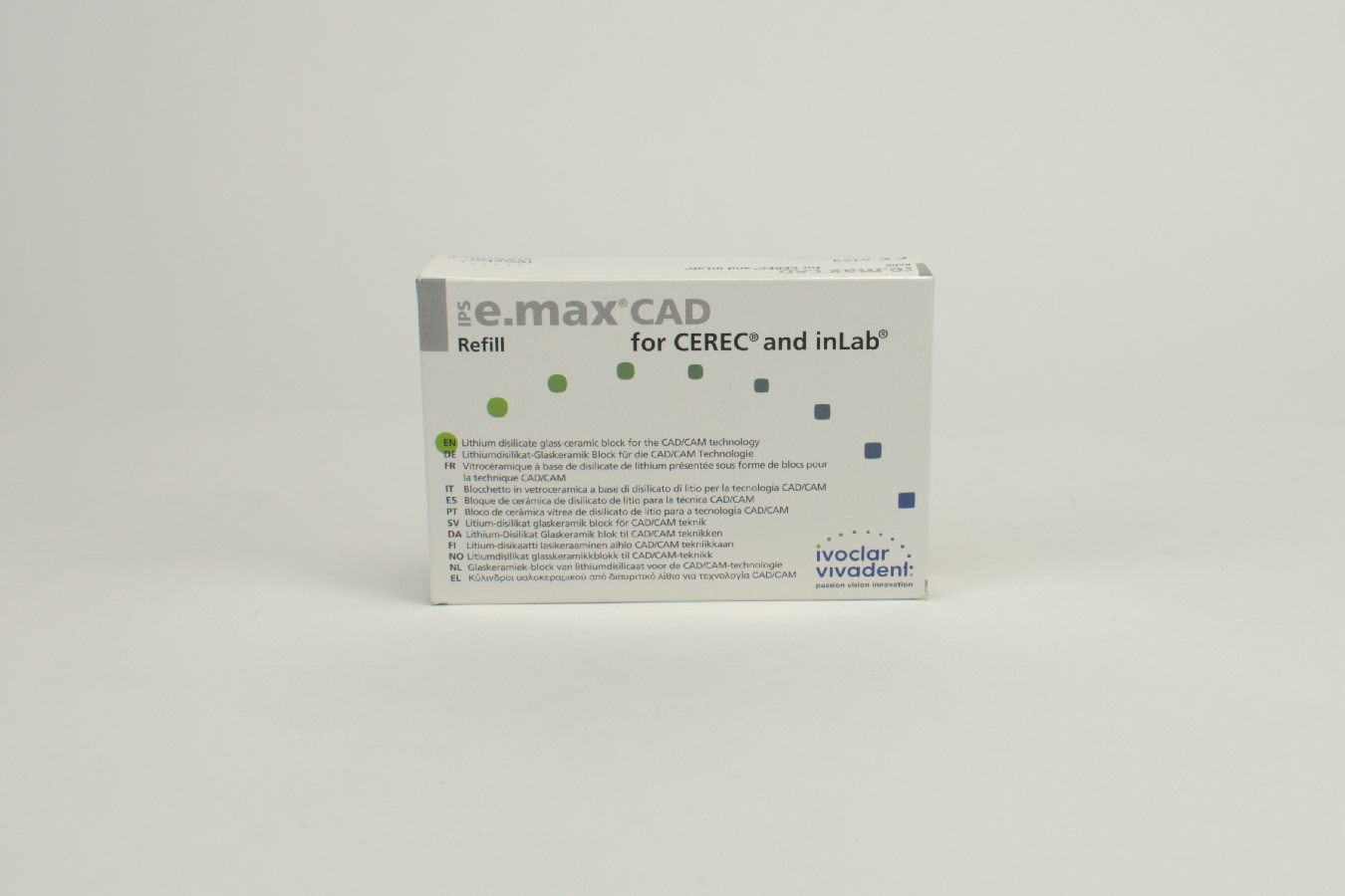IPS e.max CAD Cer/inLab LT A3 A16L 5 Stück