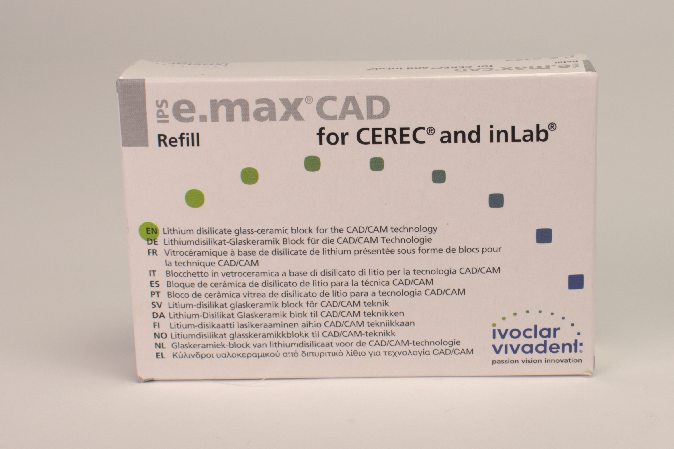 IPS e.max CAD Cer/inLab HT D3 C14 5 Stück