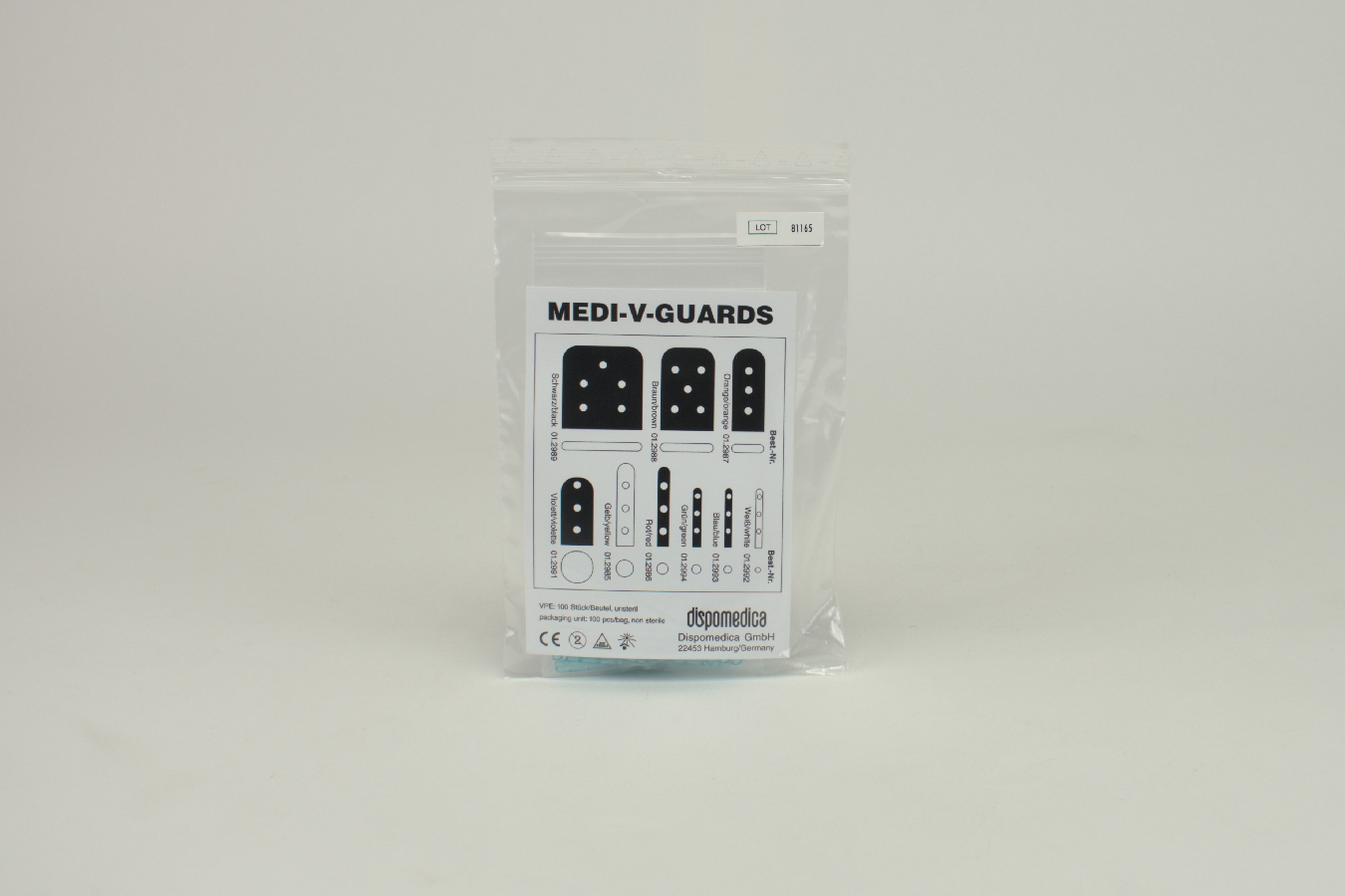 Medi-V-Guards blau 2,0mm 100 Stück