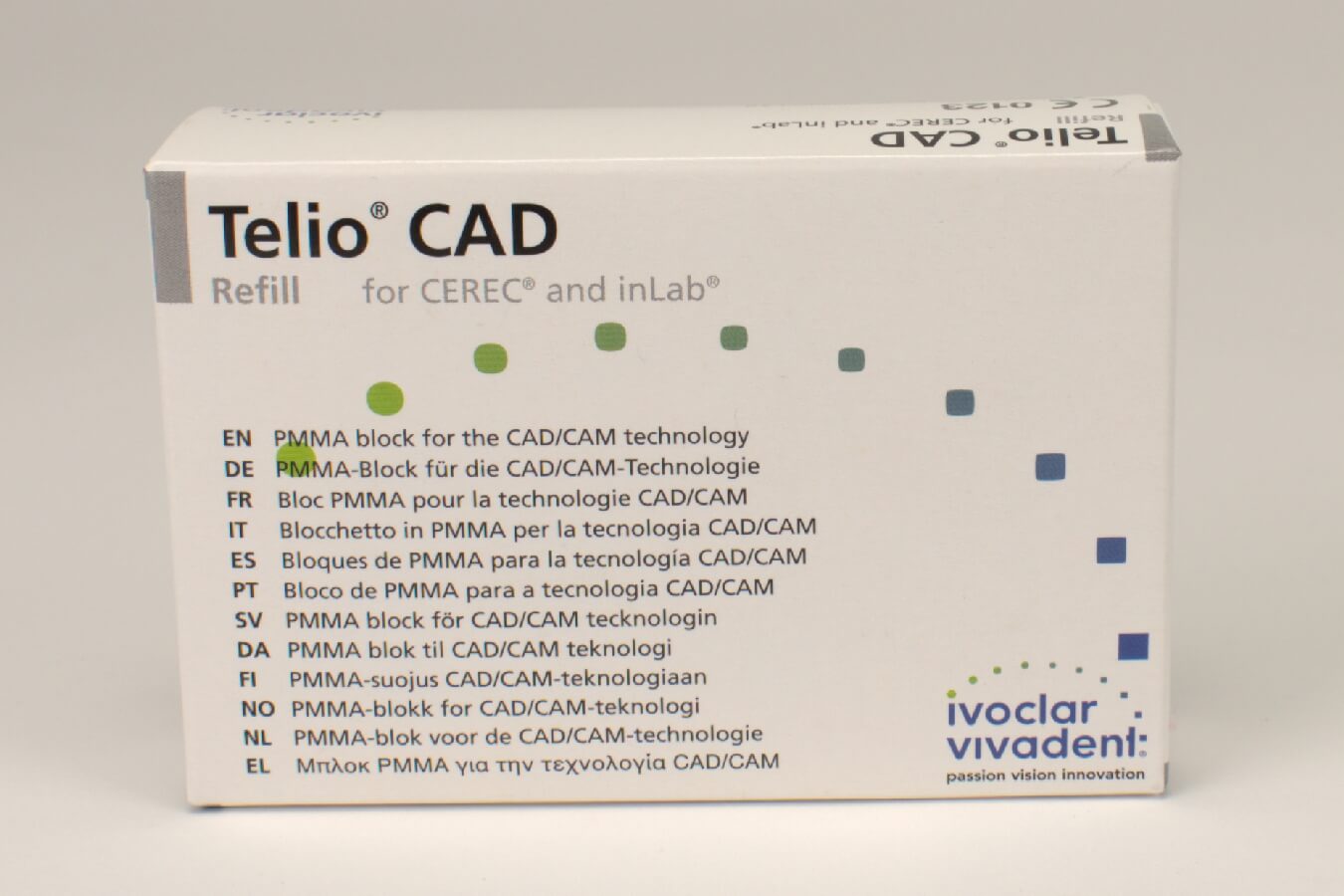 Telio CAD CEREC/inLab LT A3 B40L 3 Stück