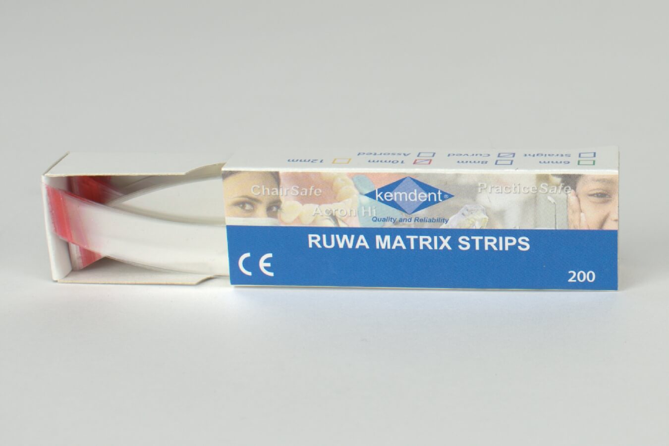 Ruwa Matrix Strips 10mm gebogen 200 Stück