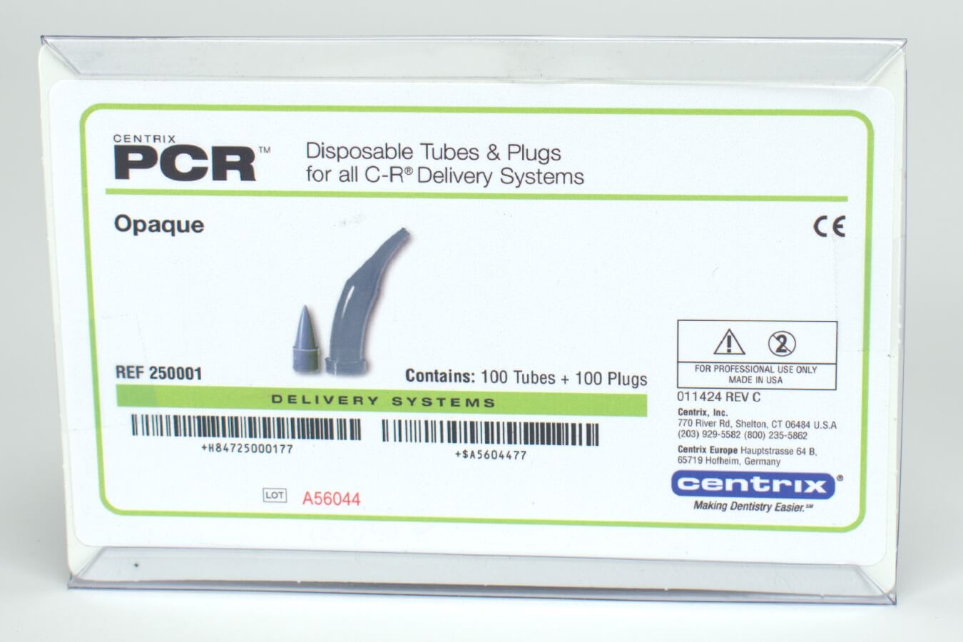 PCR opaque Tube & Plug Tips 100St