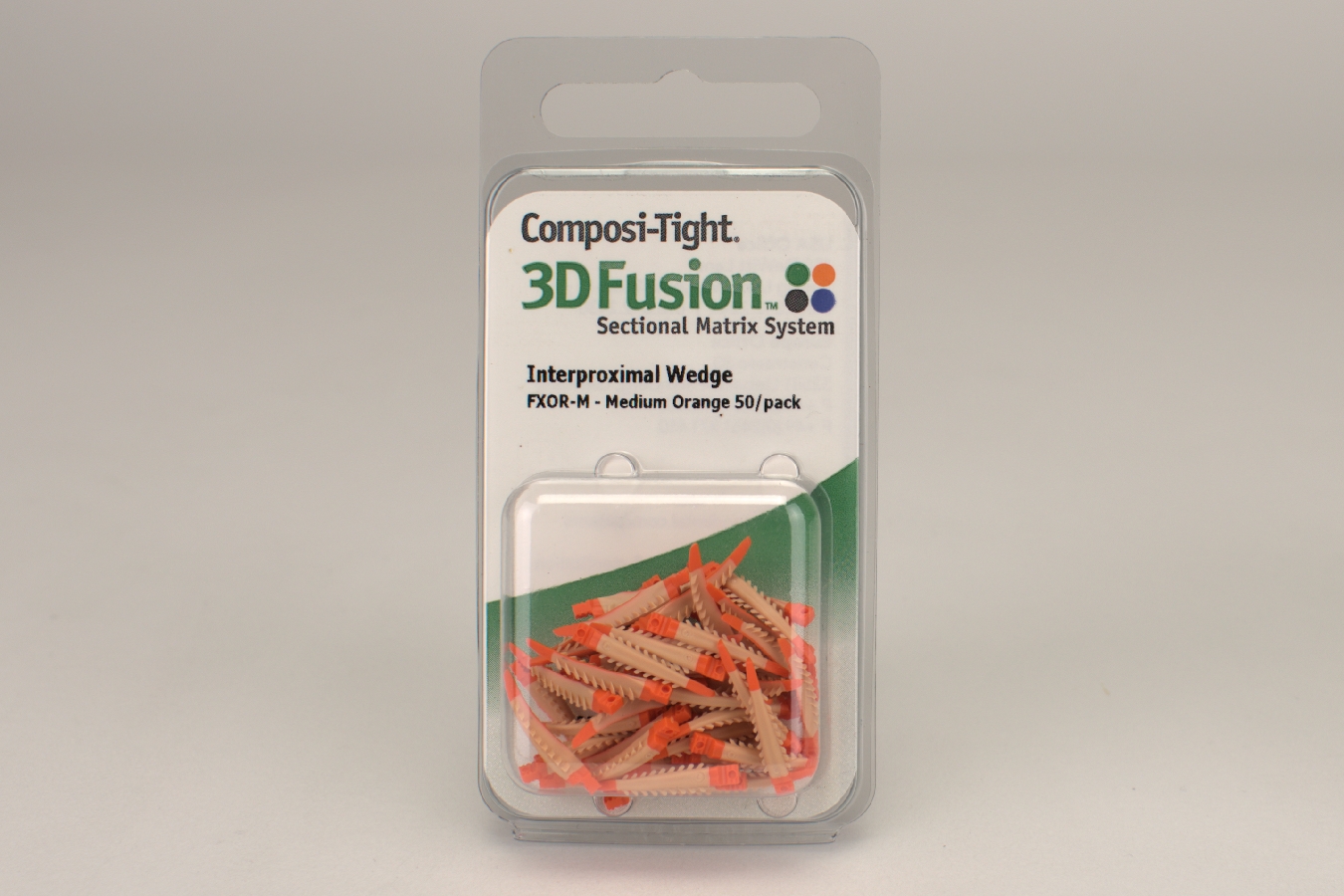 Composi-T. 3D Fusion Keile M-orange 50 Stück