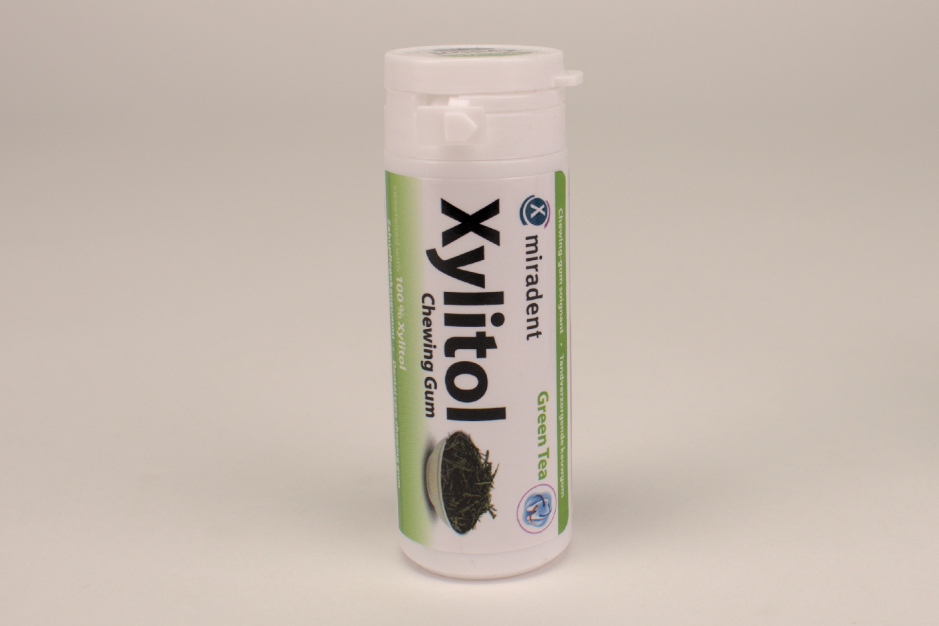 miradent Xylitol Gum Green Tea 30St