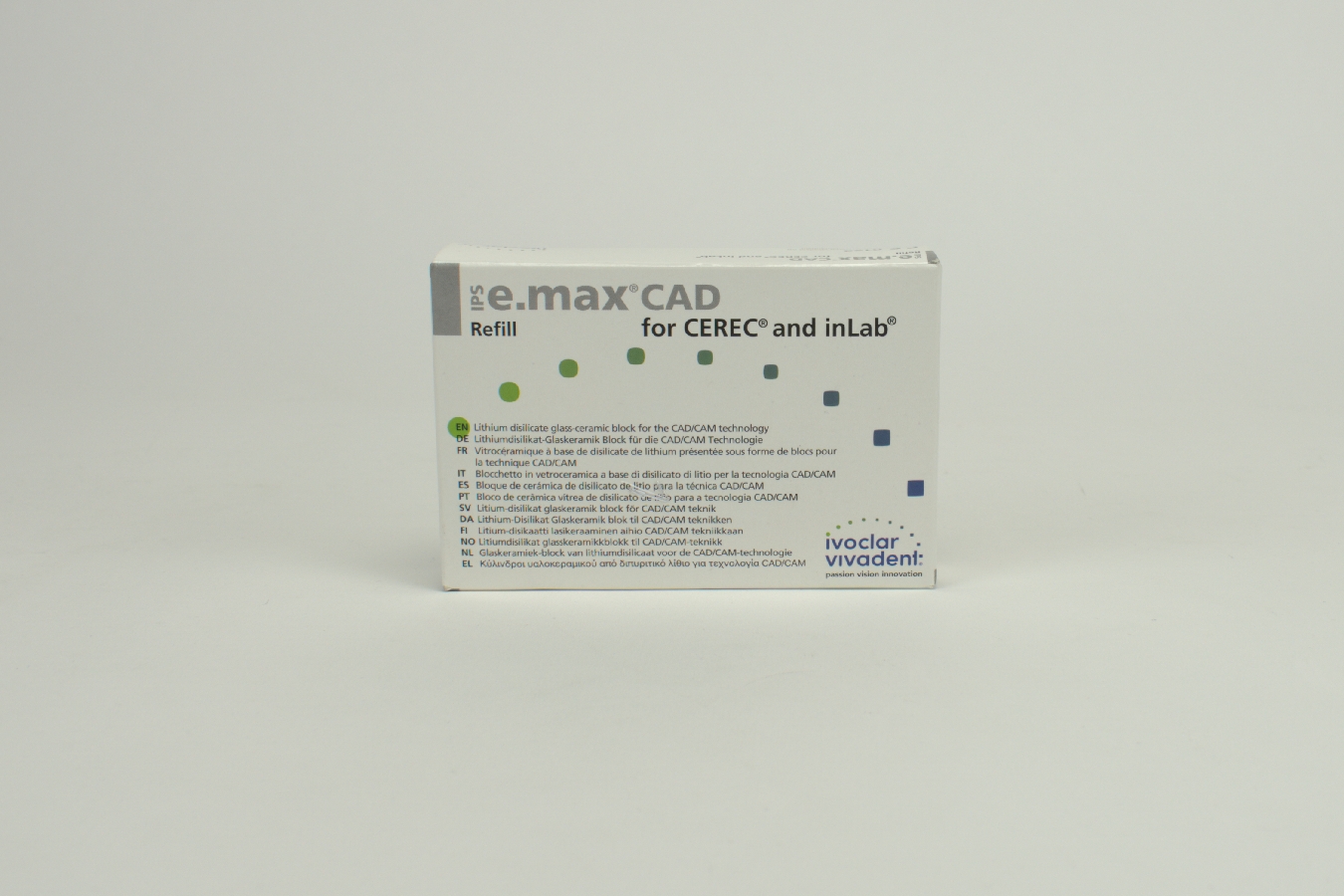 IPS e.max CAD Cer/inLab LT A2 A16L 5 Stück