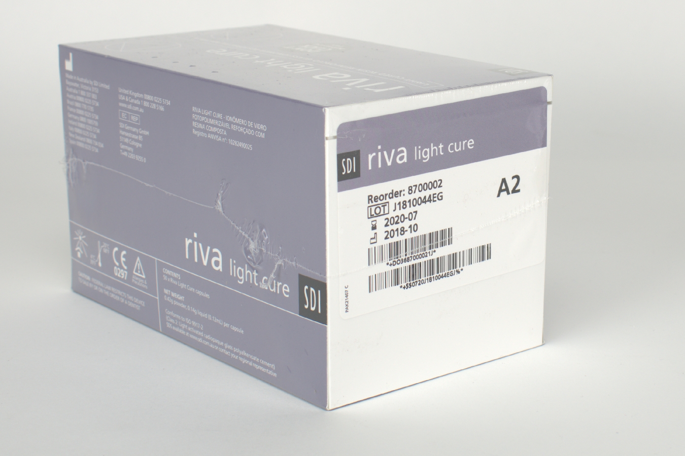 Riva light cure Kaps. A2 univ. 50 Stück