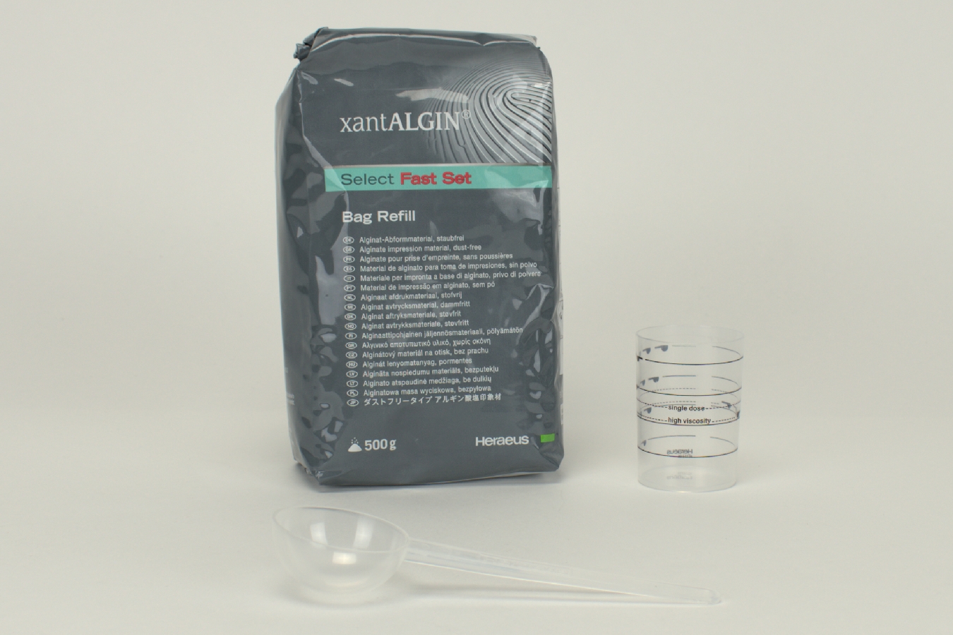 Xantalgin Select schnellhärtend, 2 x 500 g Klinikpackung Alginat Abformmasse