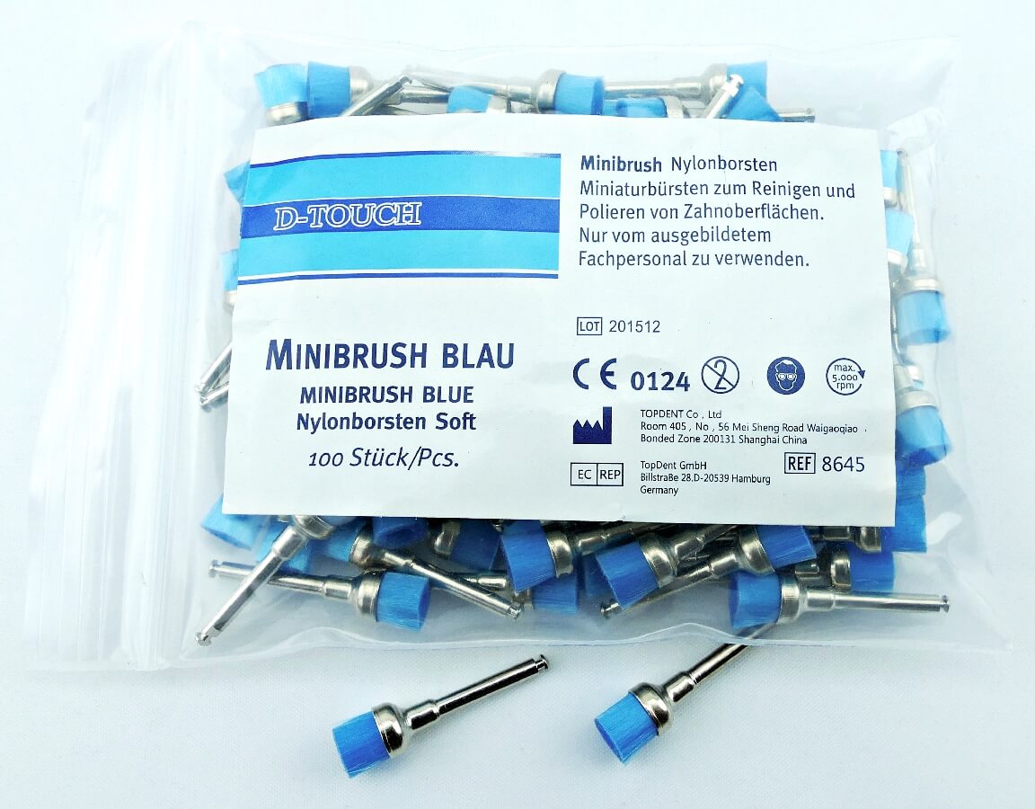 d-touch ZR Bürste S mini Nyl. blau 100 Stück