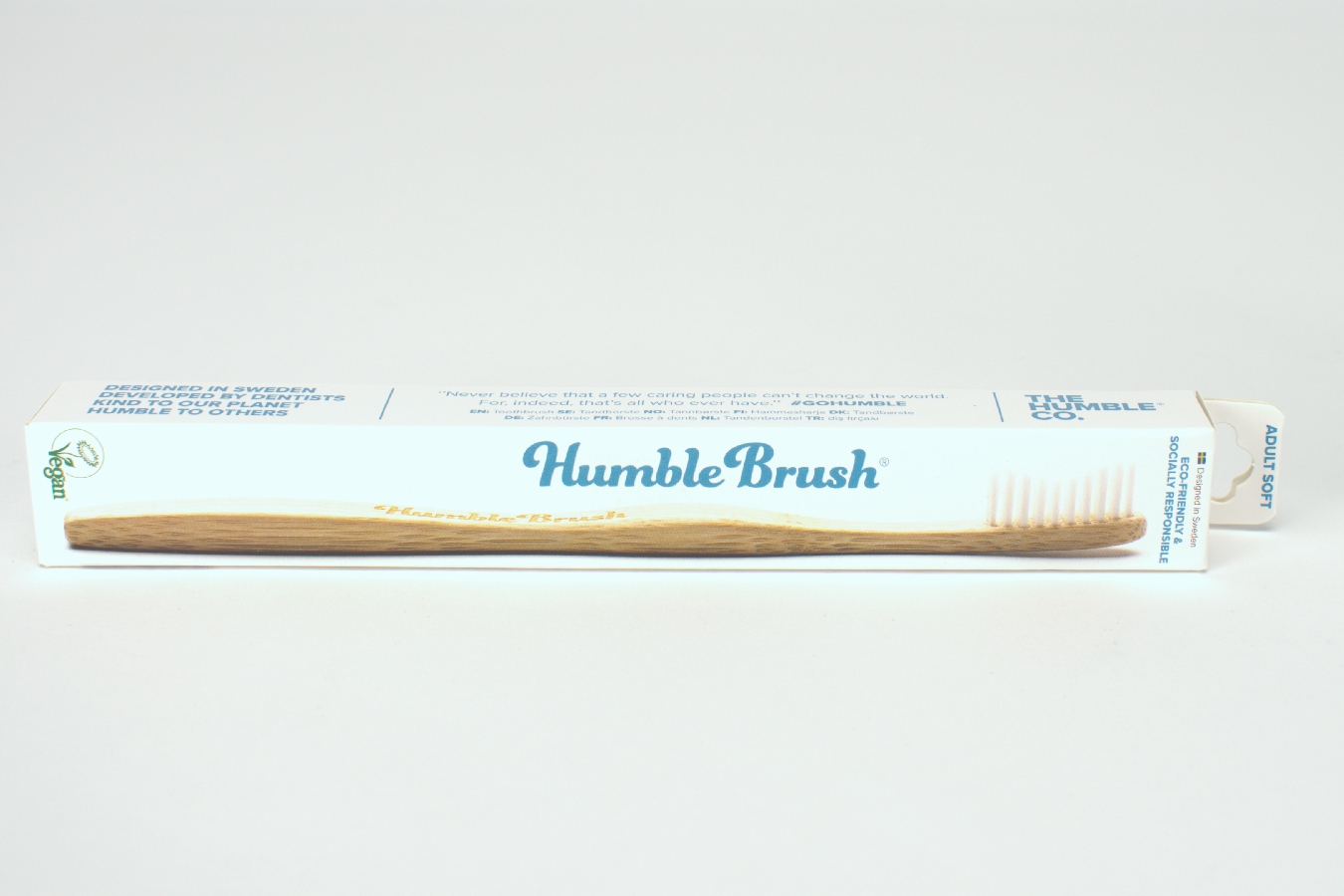 Humble Bambuszahnbürste soft weiß