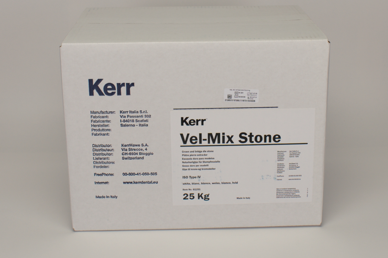 Vel Mix Stone weiß, 25 kg Karton