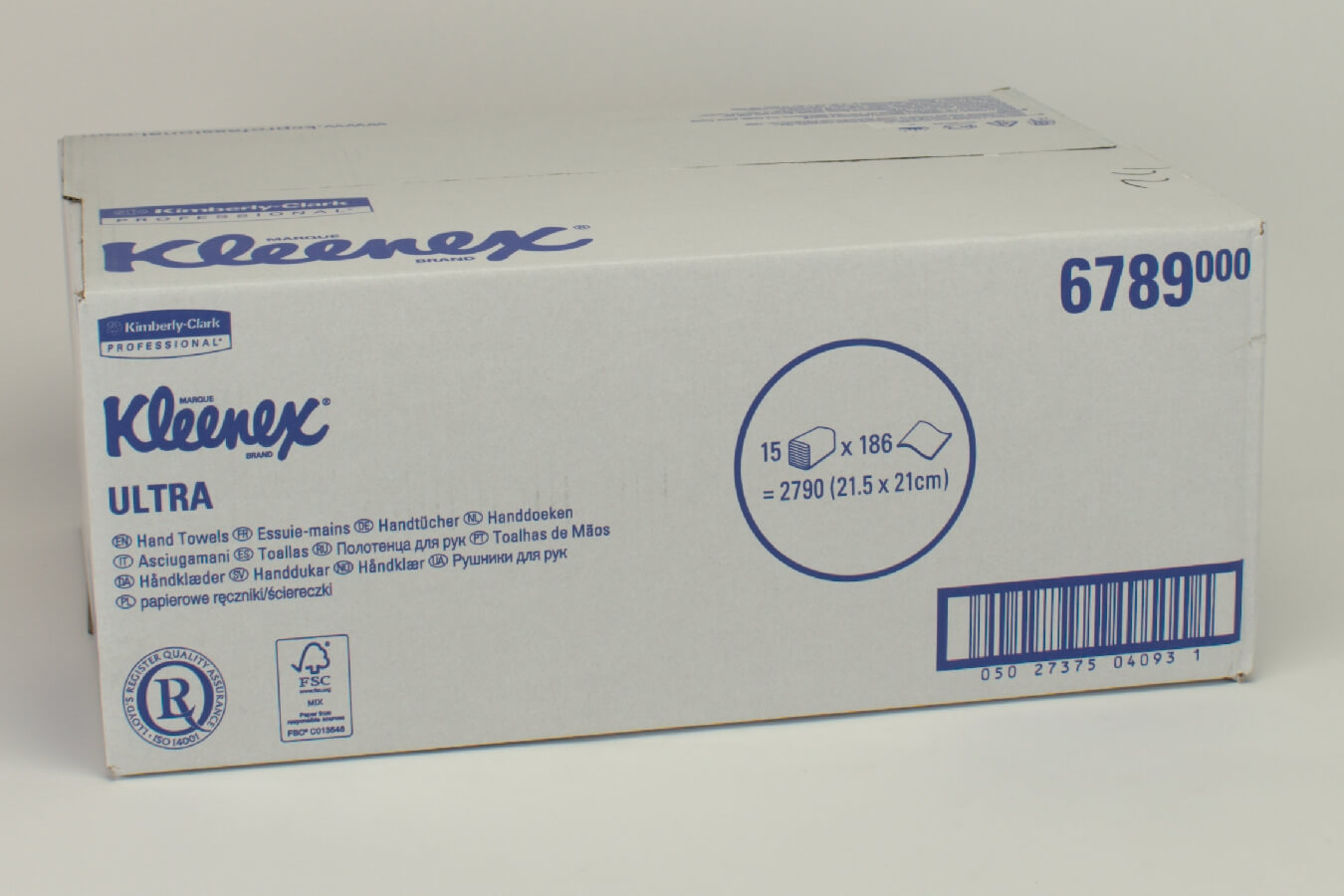 Kleenex ultra weiß 2-lagig 21,7 x 21 Karton