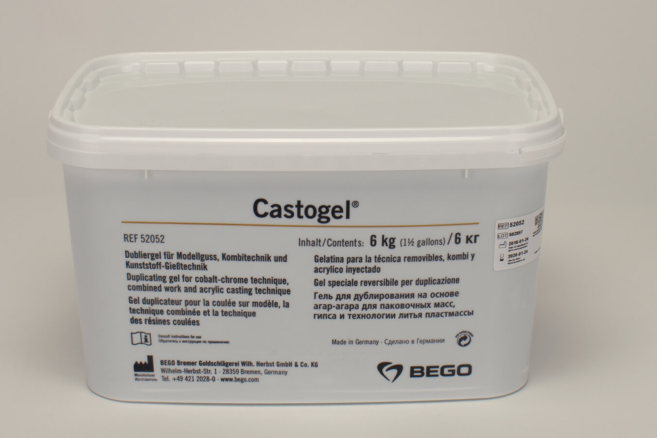 Castogel Doubliermasse 6kg