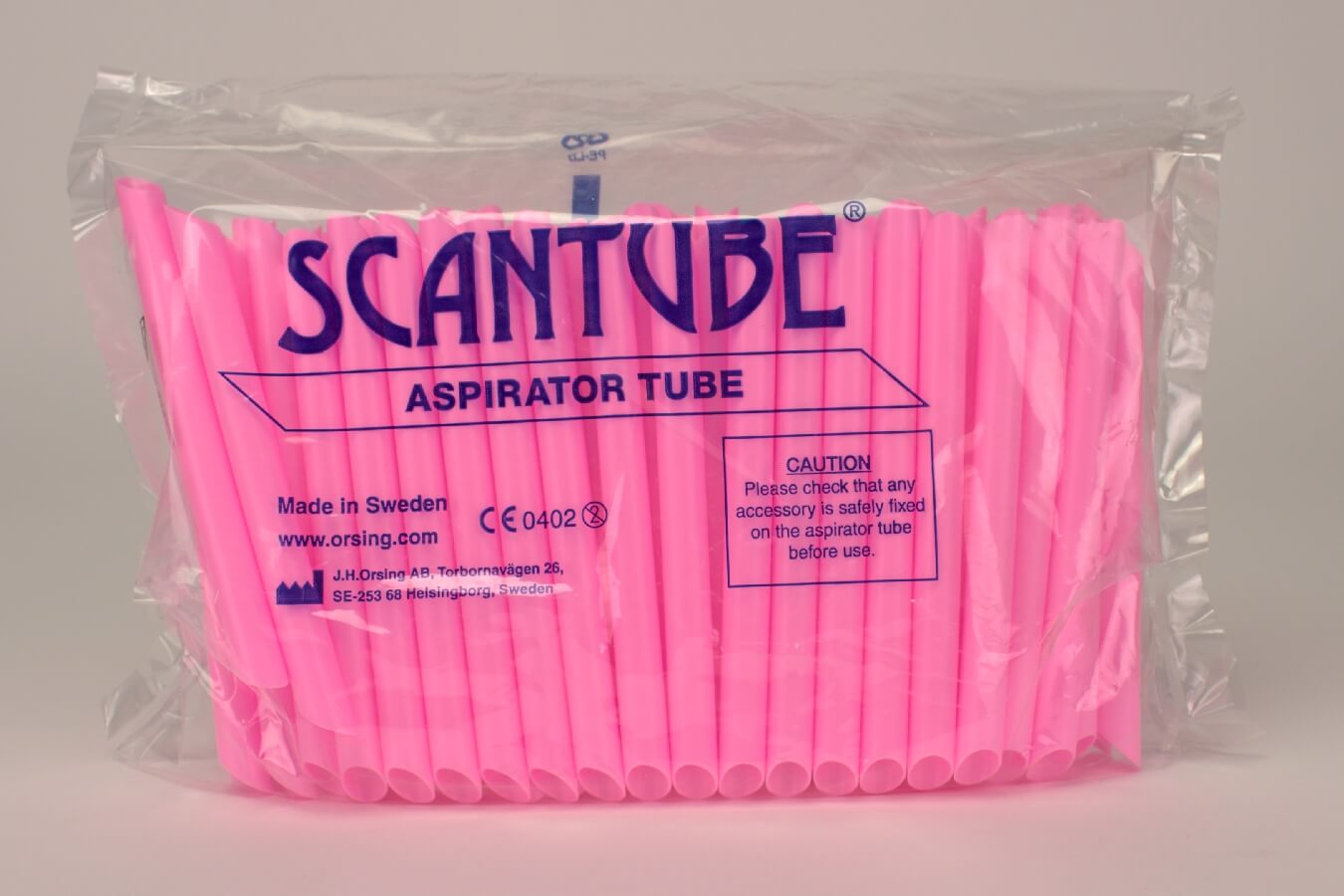 Aspirator Tubes pink 135mm 100 Stück