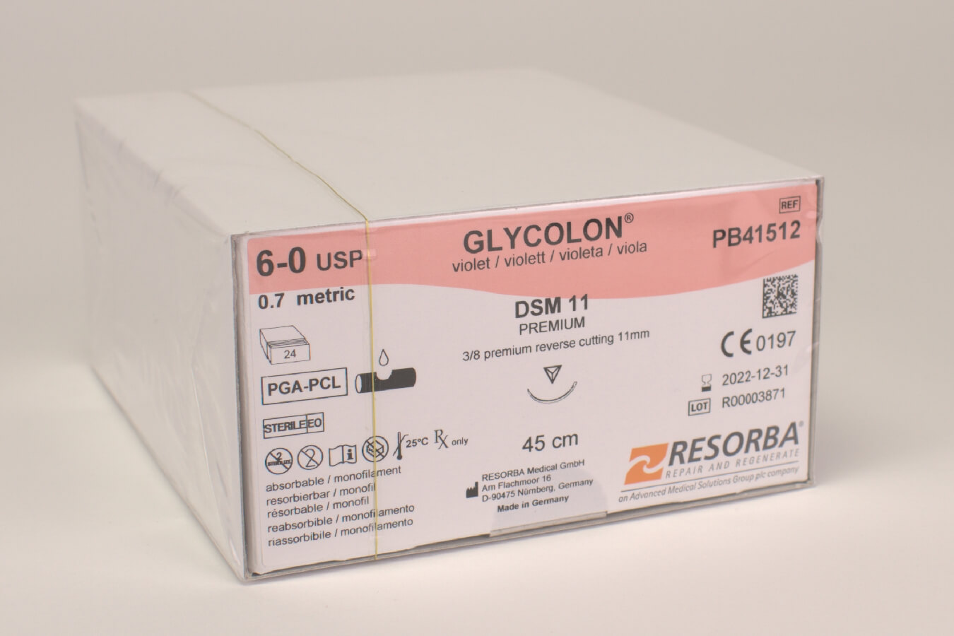 Glycolon violett 6/0 DSM11 2Dtz