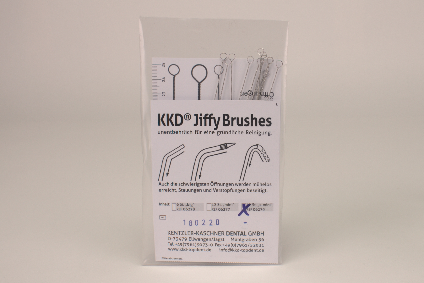 Jiffy Brushes x-mini KKD 12 Stück