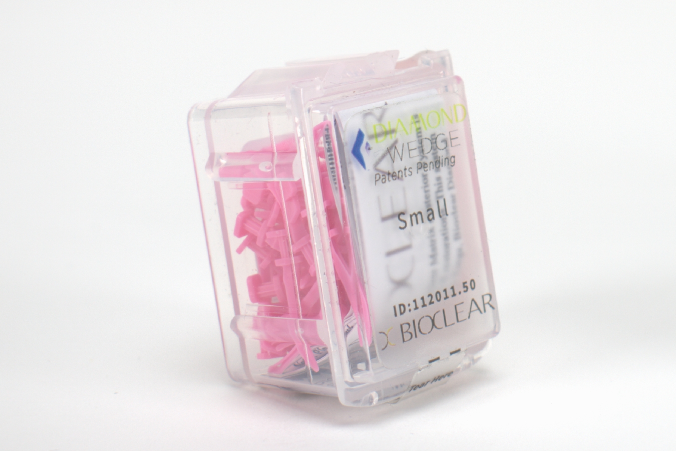Bioclear Diamond Wedge small rosa  50St
