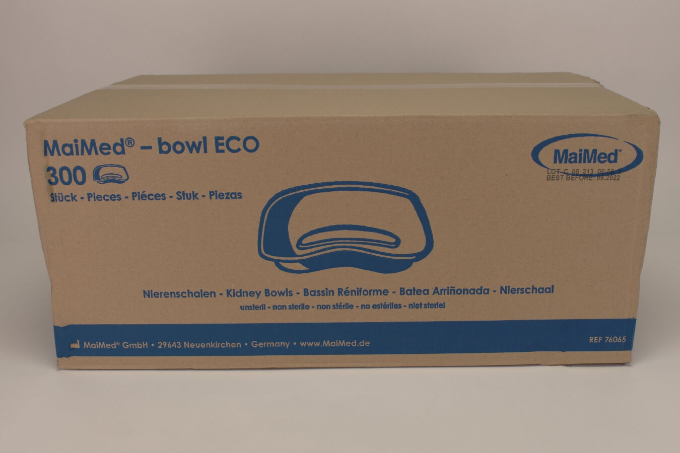 Nierenschale Bowl Eco unst.Pappe 6x50 Stück
