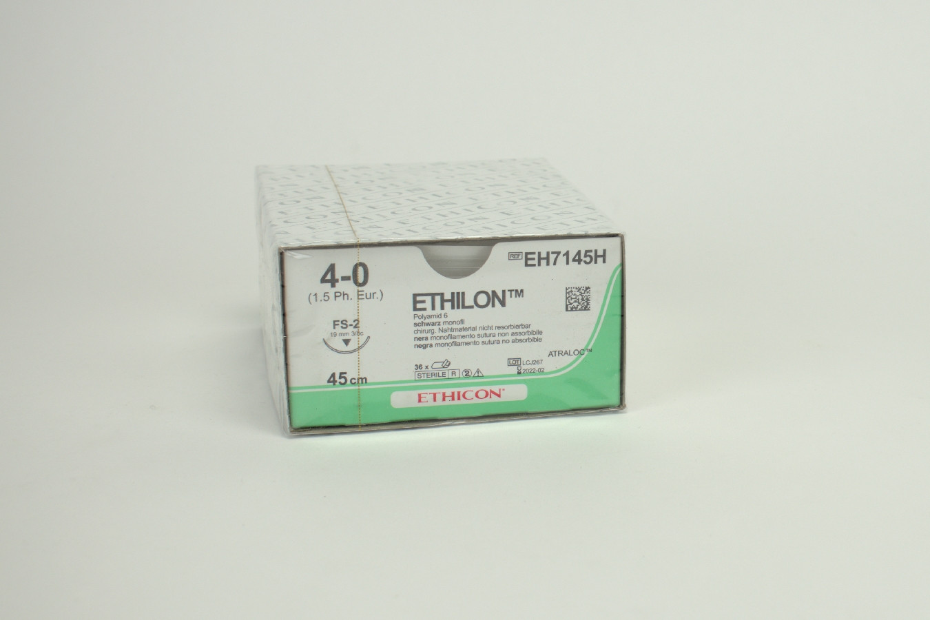 Ethilon schwarz 4-0/1,5 FS2 0,45 3Dtz