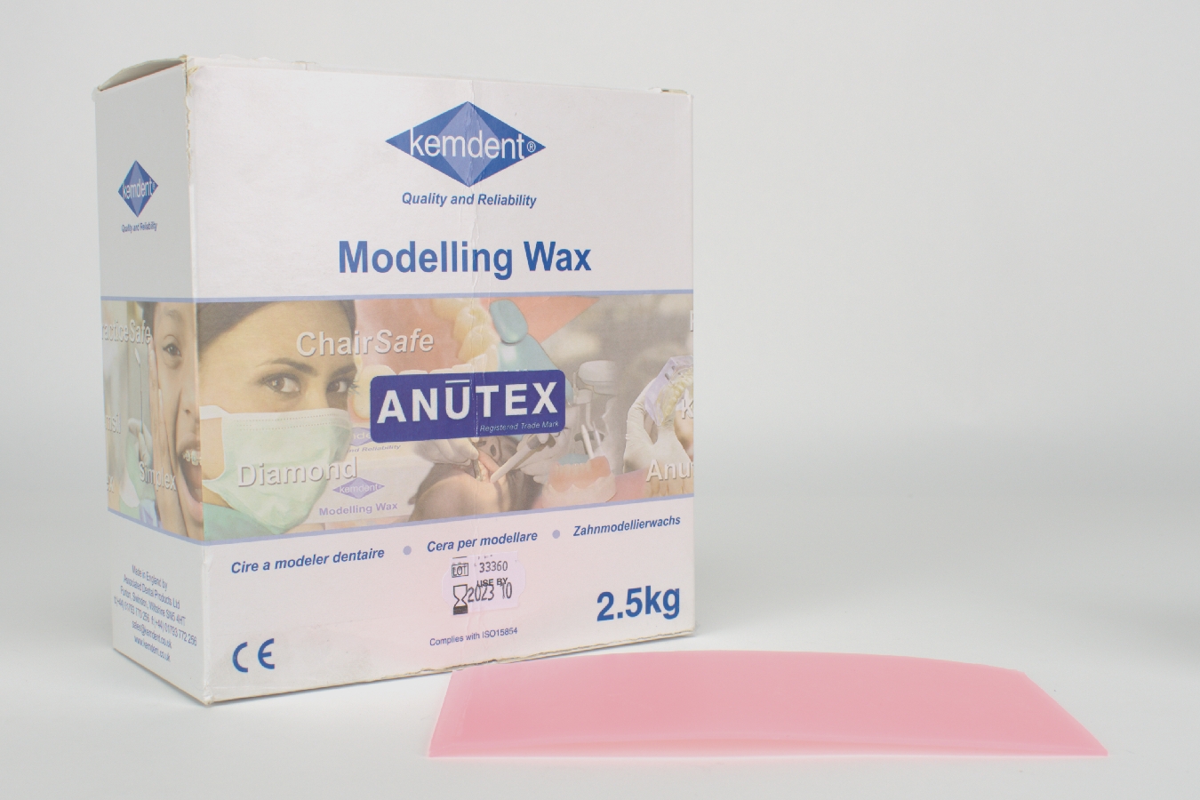 Anutex Modellierwachs rosa transl. 2,5KG