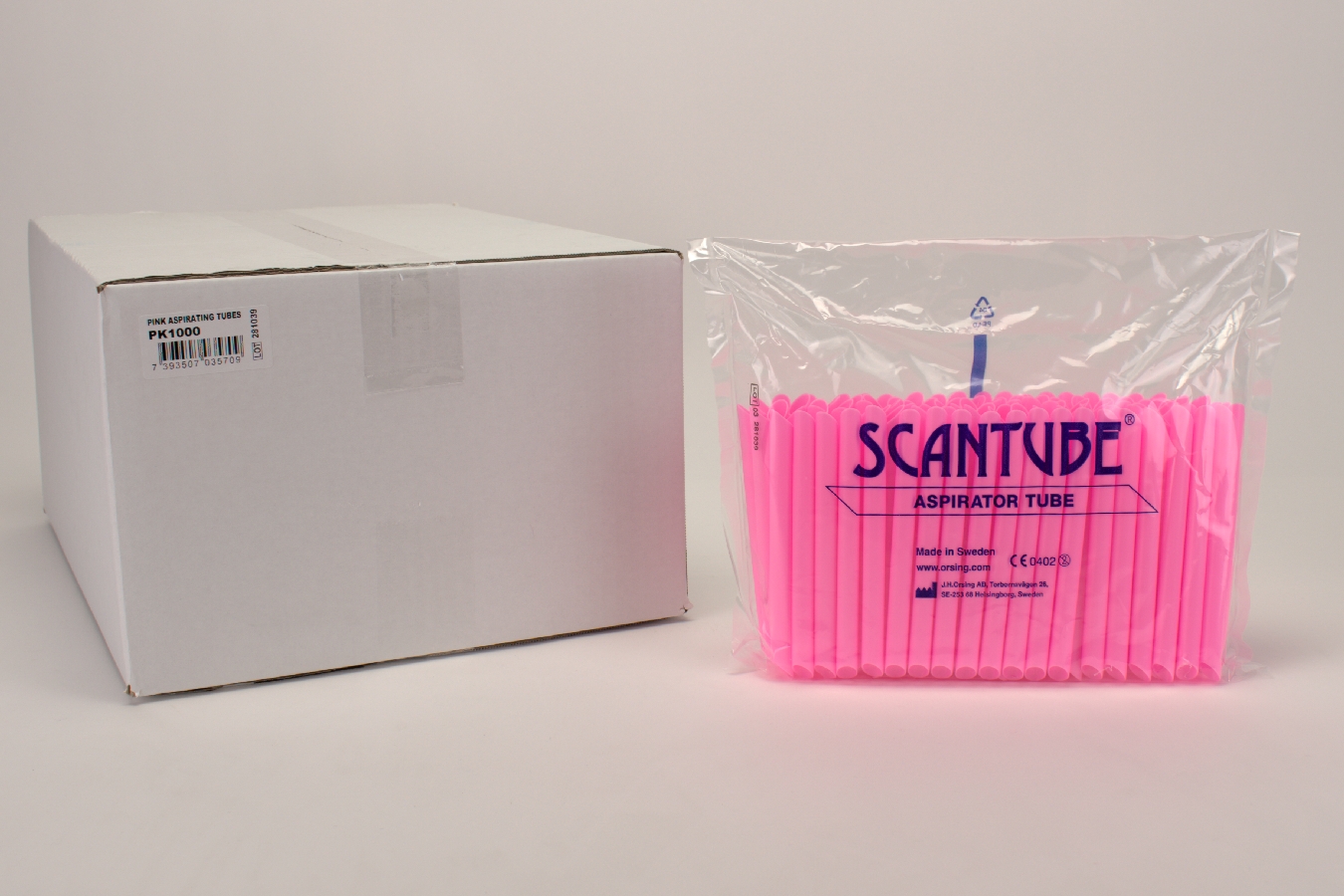 Aspirator Tubes pink 135mm 10x100 Stück
