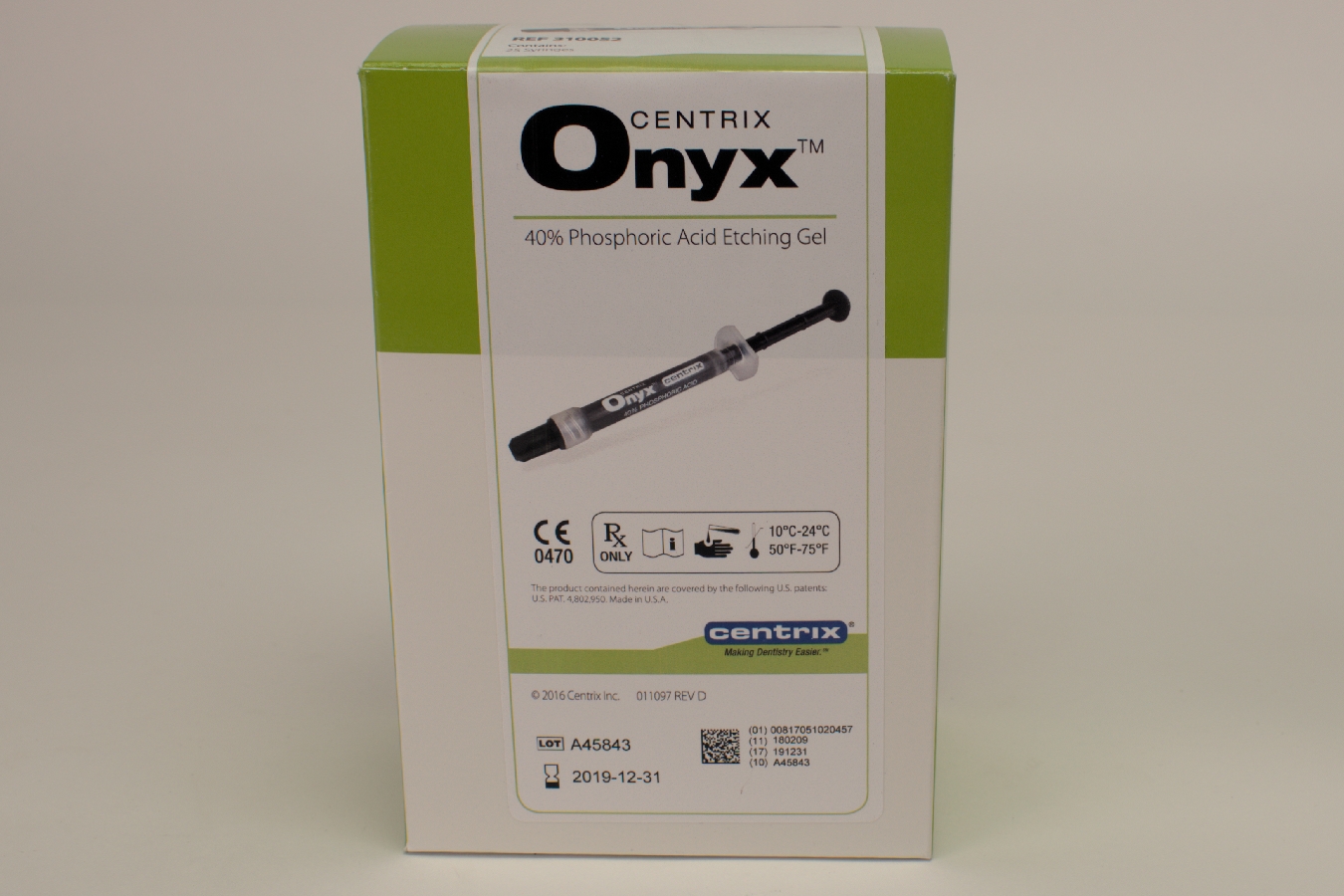Onyx black Etch, 25 x 1,5 g Spritzen Packung