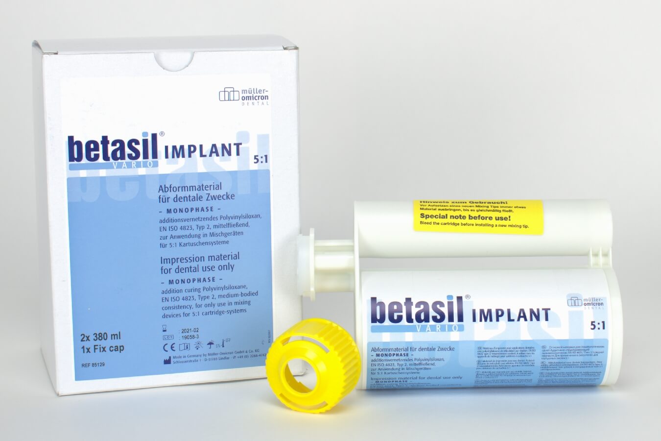 Betasil Vario Implant 5:1 Kart.  2x380ml